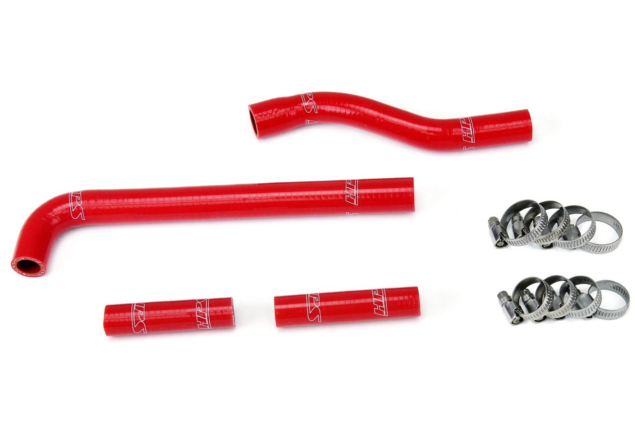 HPS Performance HPS Red Reinforced Silicone Radiator Hose Kit Coolant Yamaha 01-05 YZ250F