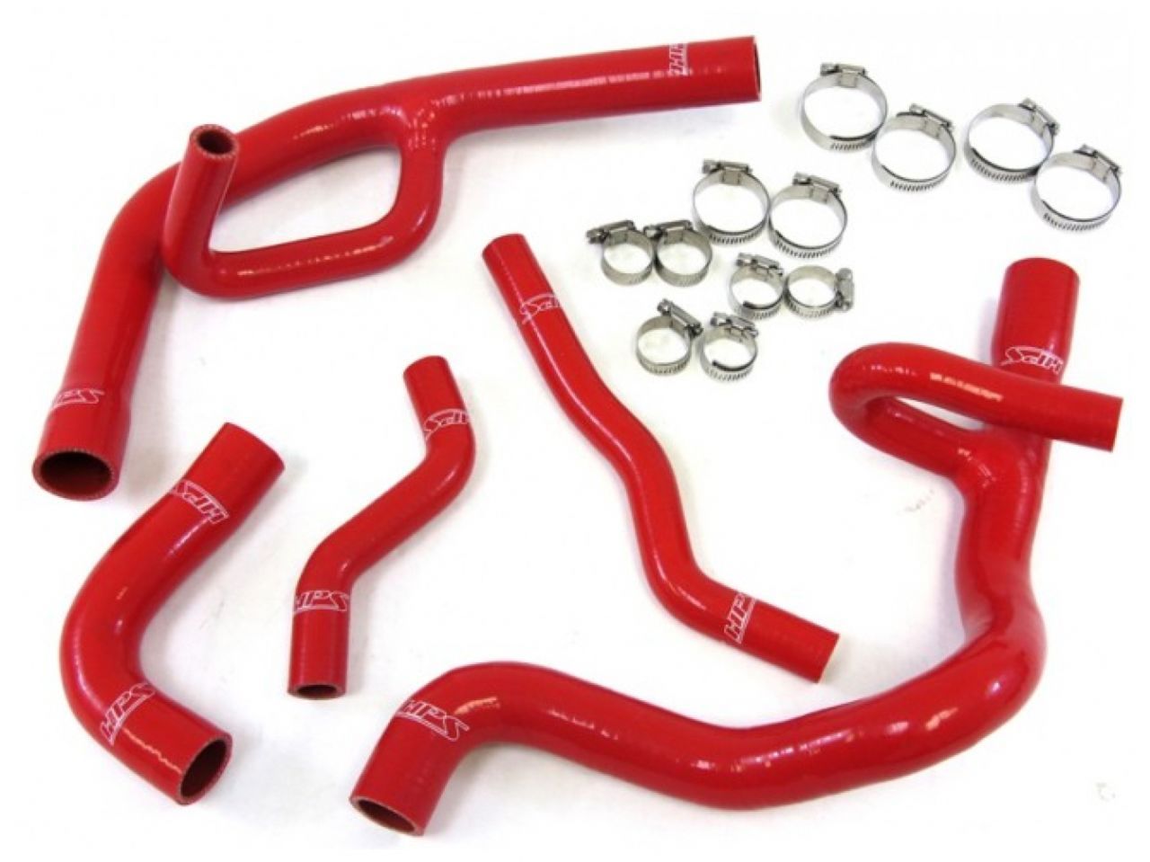 HPS Performance Products HPS Reinforced Red Silicone Radiator Hose Kit Coolant Dodge 13-16 Dart 2.0L 2.4L Non Turbo