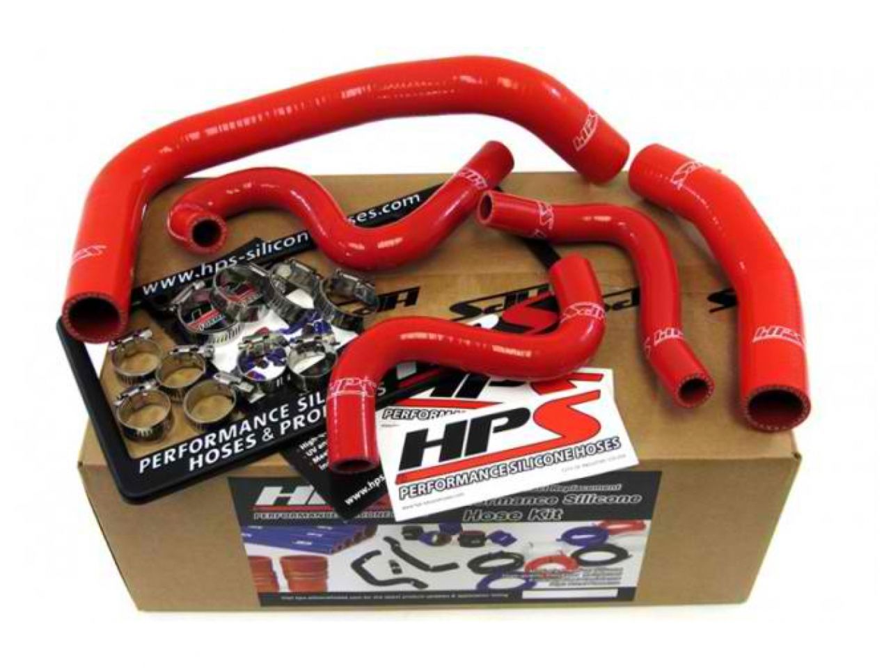 HPS Performance Products HPS Red Reinforced Silicone Radiator + Heater Hose Kit Toyota 85-87 Corolla AE86 4A-GEU Left Hand Drive