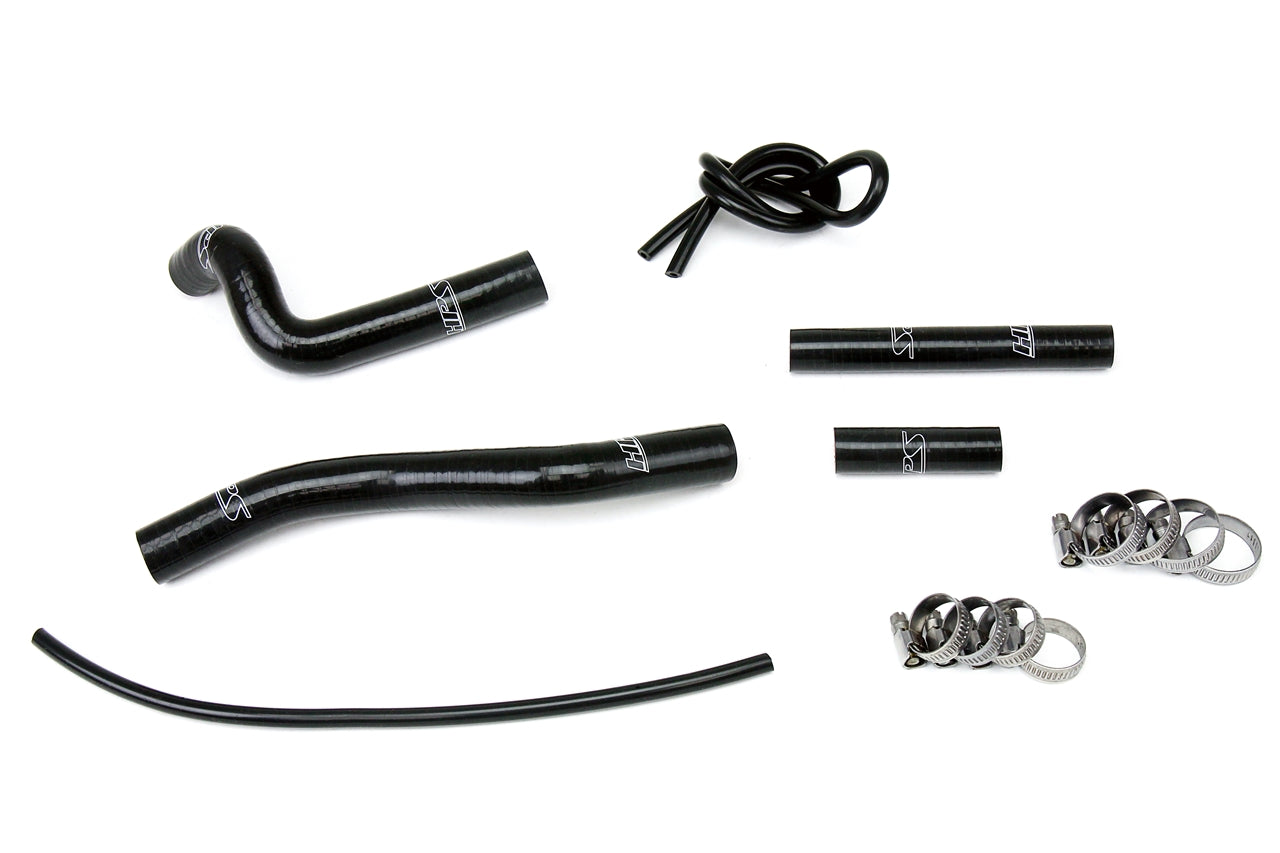 HPS Performance Products HPS Black Reinforced Silicone Radiator Hose Kit Suzuki 01-08 RM125 2 Stroke