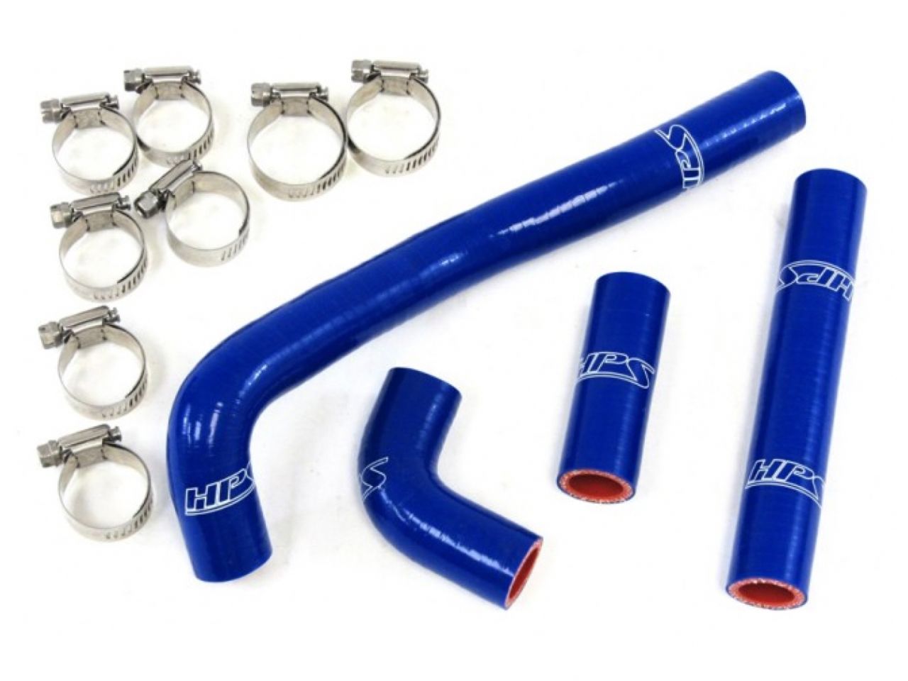 HPS Performance HPS Blue Reinforced Silicone Radiator Hose Kit Kawasaki 88-04 KX500