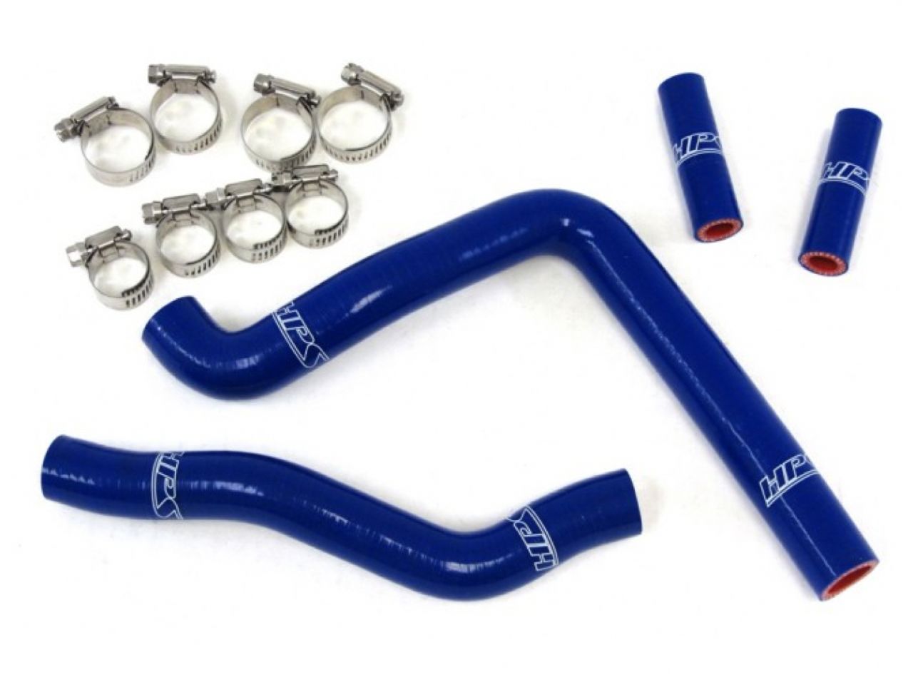 HPS Performance HPS Blue Reinforced Silicone Radiator Hose Kit Kawasaki 05-08 KX250