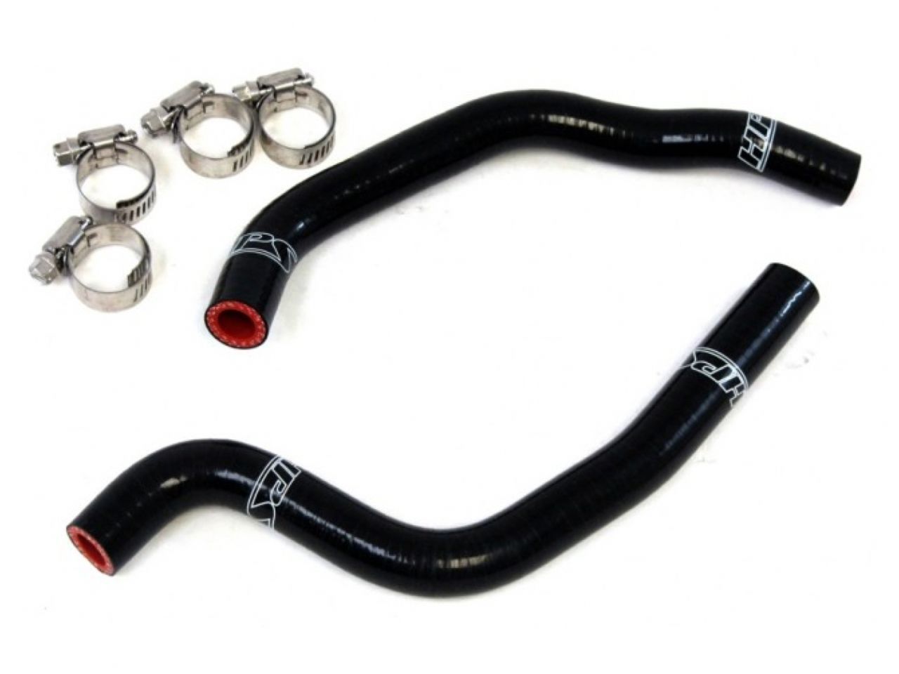 HPS Performance HPS Black Reinforced Silicone Radiator Hose Kit Honda 96-99 CR80R 2 Stroke