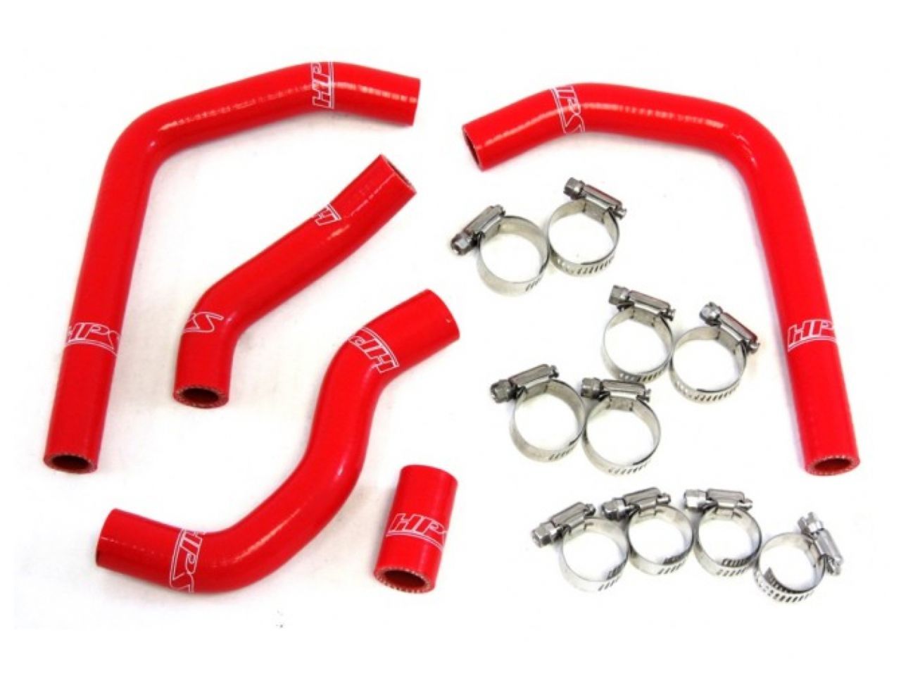 HPS Performance HPS Red Reinforced Silicone Radiator Hose Kit Honda 05-08 CR125R 2 Stroke