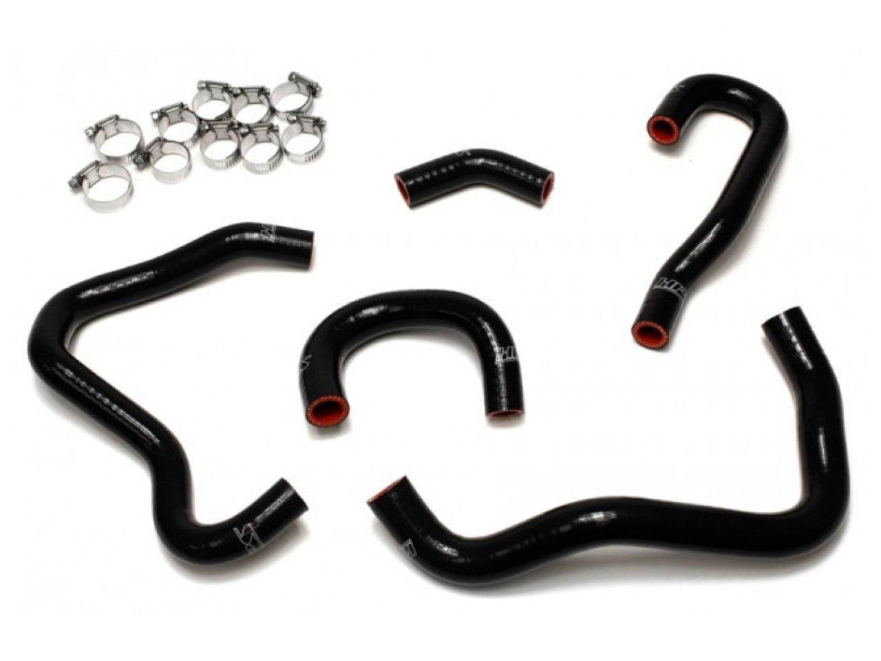 HPS Performance HPS Black Reinforced Silicone Heater Hose Kit Honda 00-05 S2000