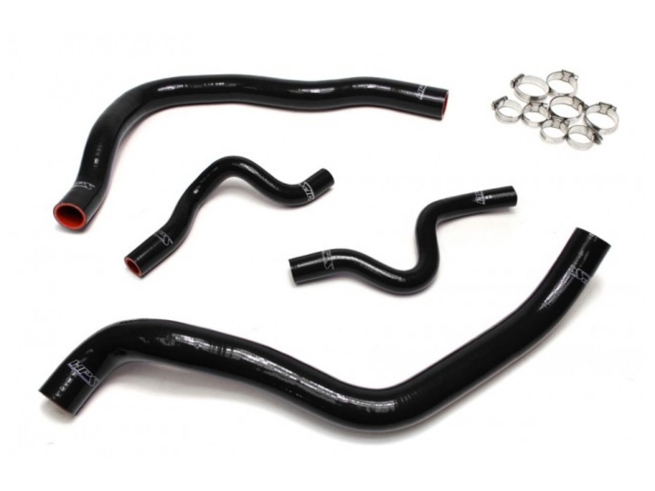 HPS Performance HPS Reinforced Black Silicone Radiator Hose Kit Coolant Hyundai 11-14 Sonata 2.4L