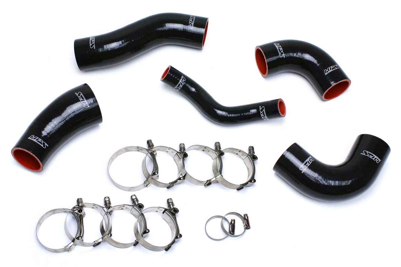 HPS Performance HPS Black Reinforced Silicone Intercooler Hose Kit Hyundai 11-14 Sonata 2.0L Turbo