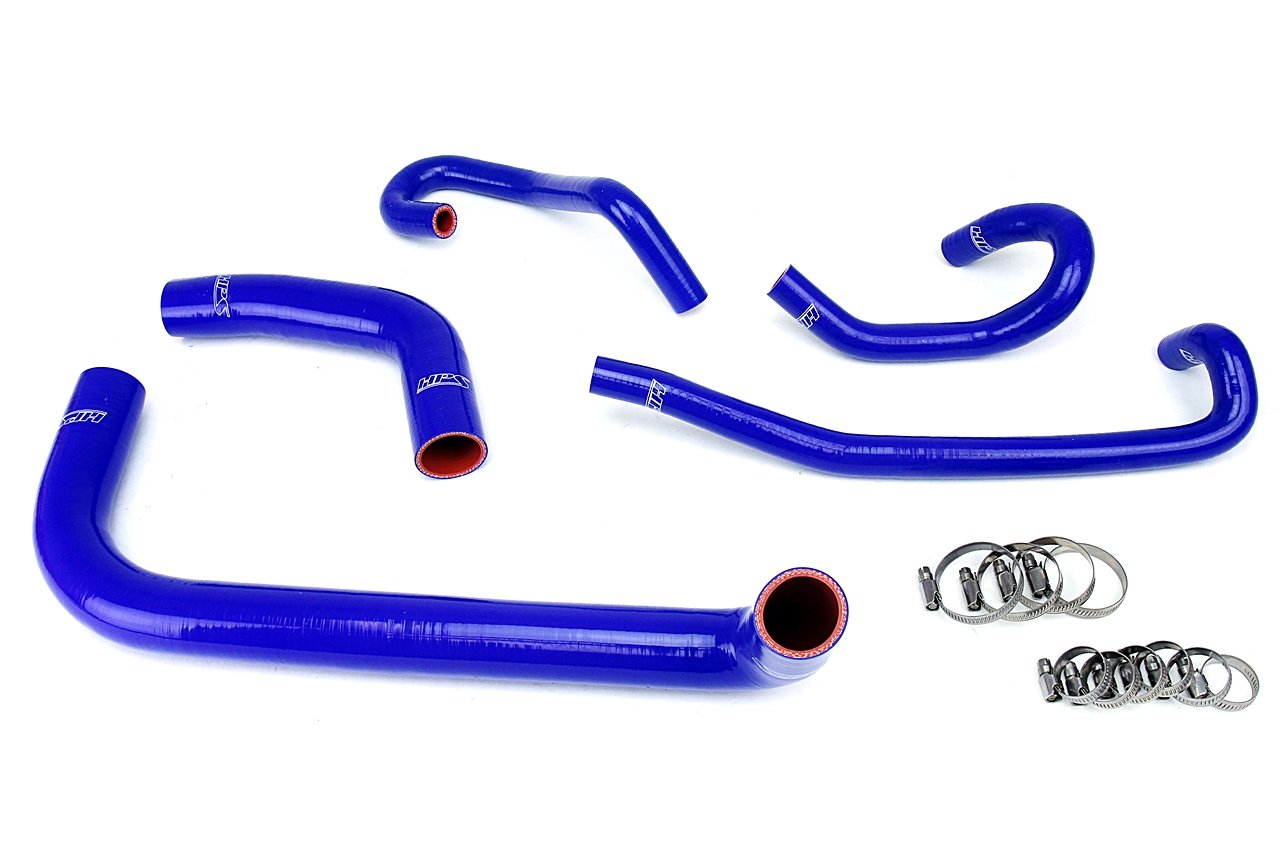 HPS Performance Products HPS Blue Reinforced Silicone Radiator + Heater Hose Kit Toyota 99-03 Tundra 4.7L V8 Left Hand Drive