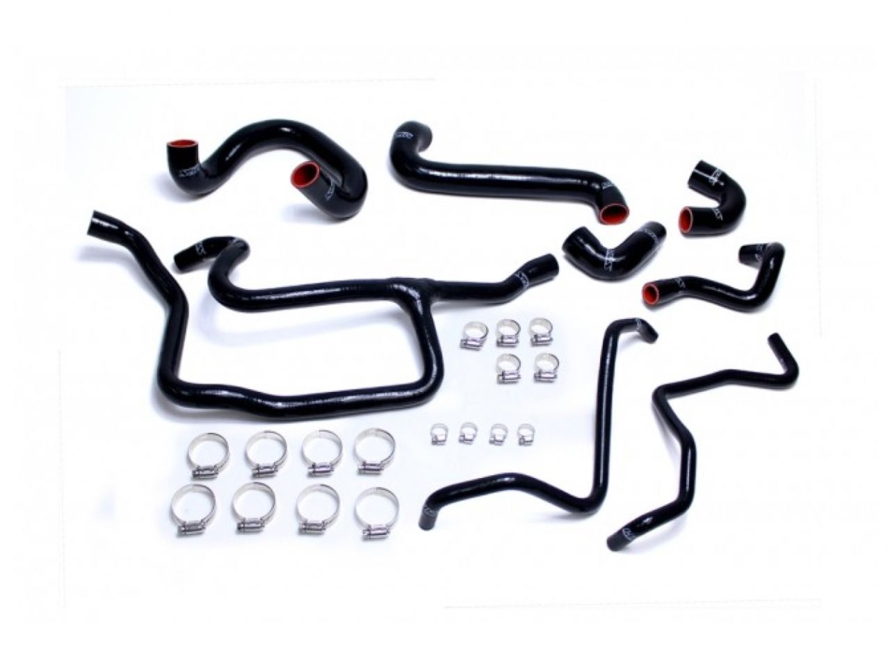 HPS Performance HPS Reinforced Black Silicone Radiator Hose + Heater Hose Kit Coolant BMW 88-92 E30 325i 325is 325ix 2.5L US Spec