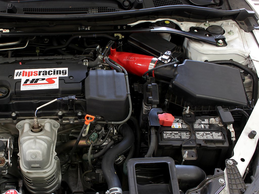 HPS Performance HPS Silicone Air Intake Kit Post MAF Hose Honda 2013-2017 Accord 2.4L, 57-1445