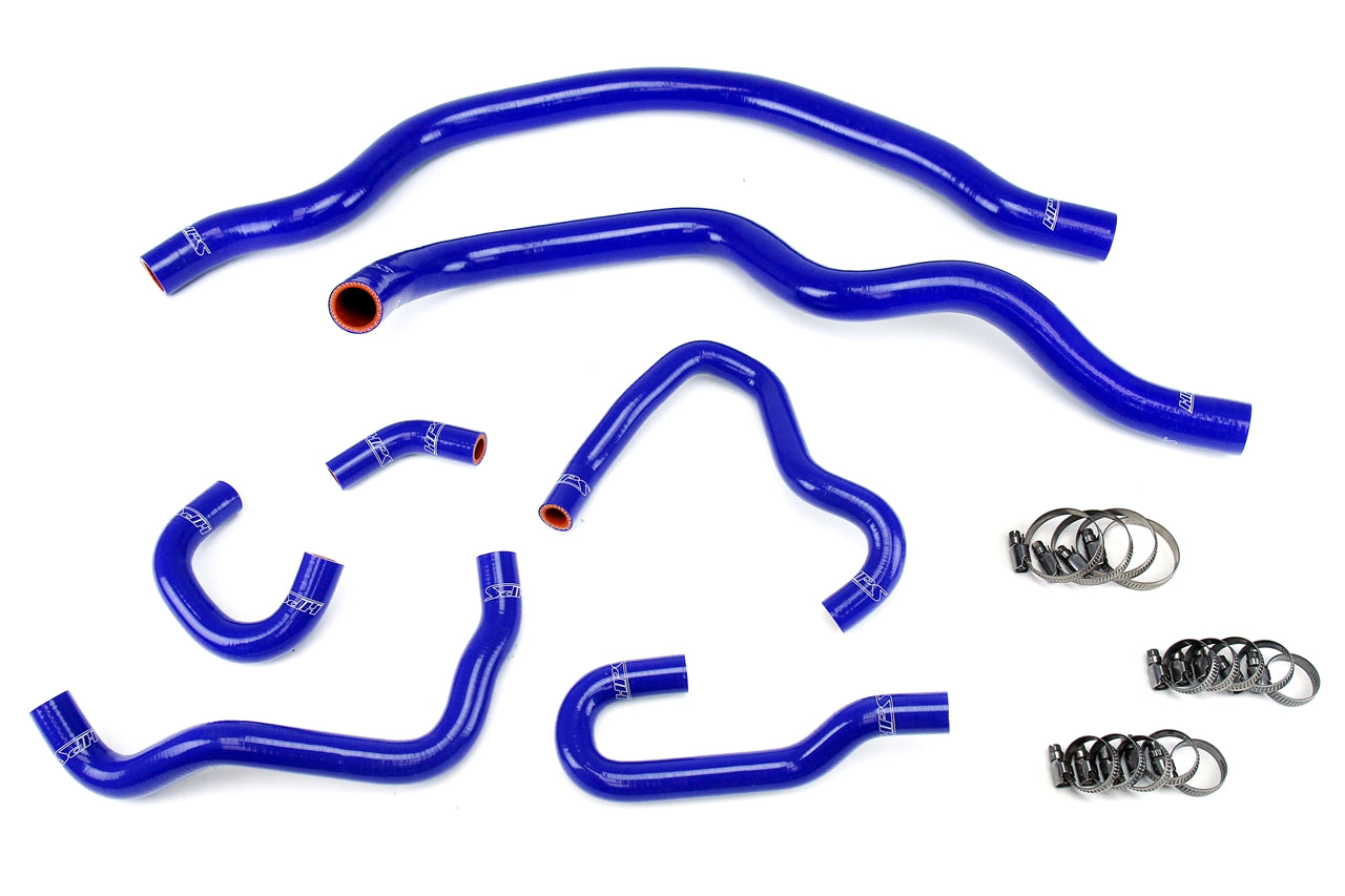 HPS Performance Products HPS Blue Reinforced Silicone Radiator and Heater Hose Kit Coolant Honda 00-05 S2000