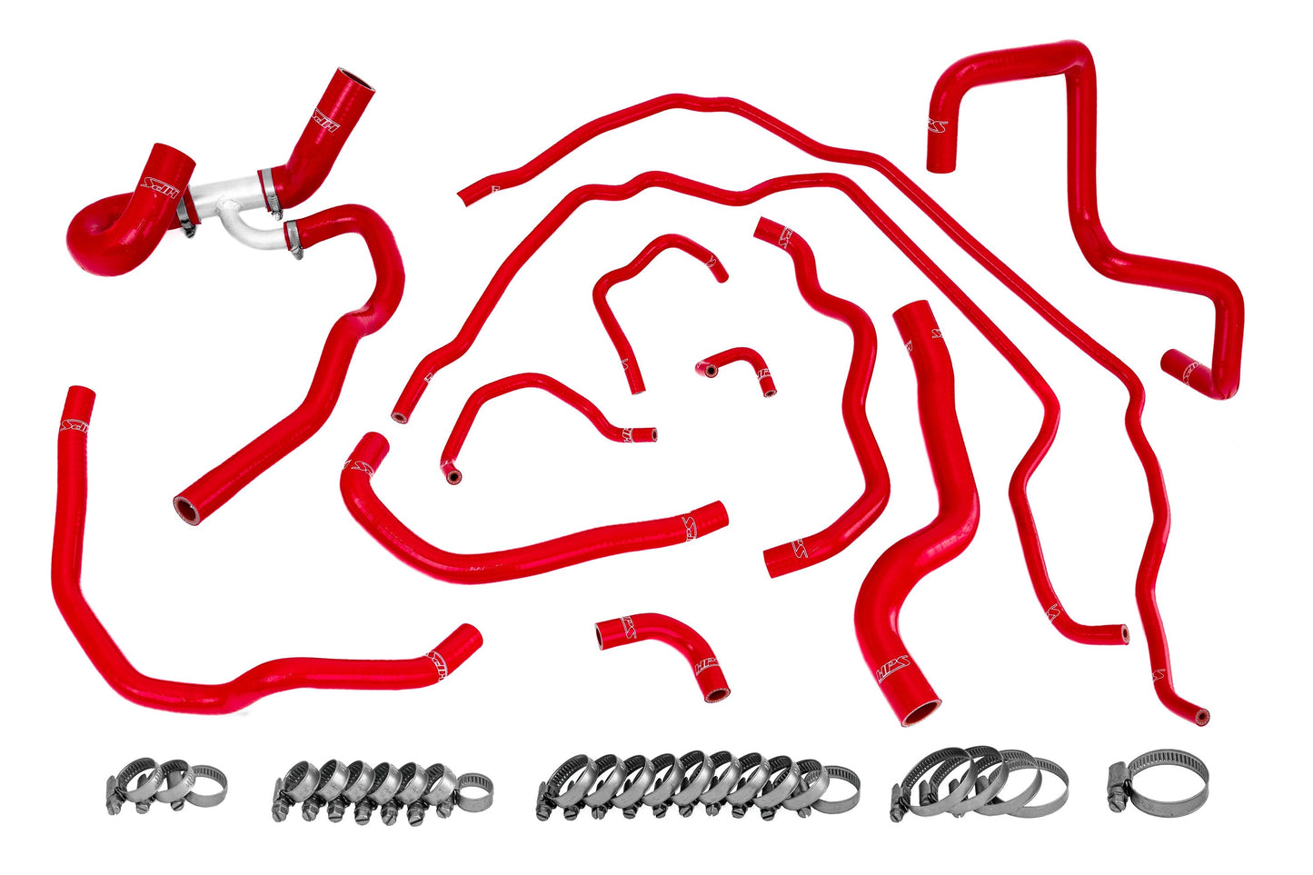 HPS Performance HPS Silicone Radiator and Heater Coolant Hose Kit Mazda 2007-2009 Mazdaspeed 3 2.3L Turbo, 57-1511