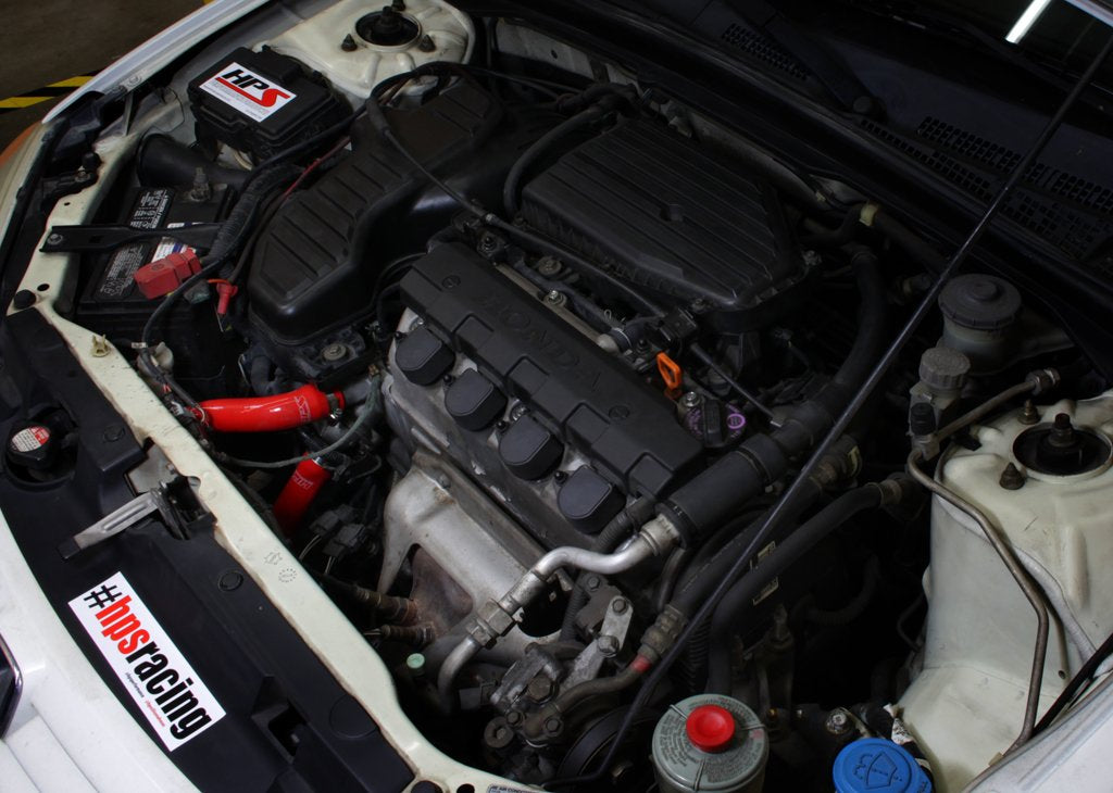 HPS Performance HPS Silicone Radiator Coolant Hose Kit Honda 2001-2005 Civic 1.7L Automatic Trans., 57-1526