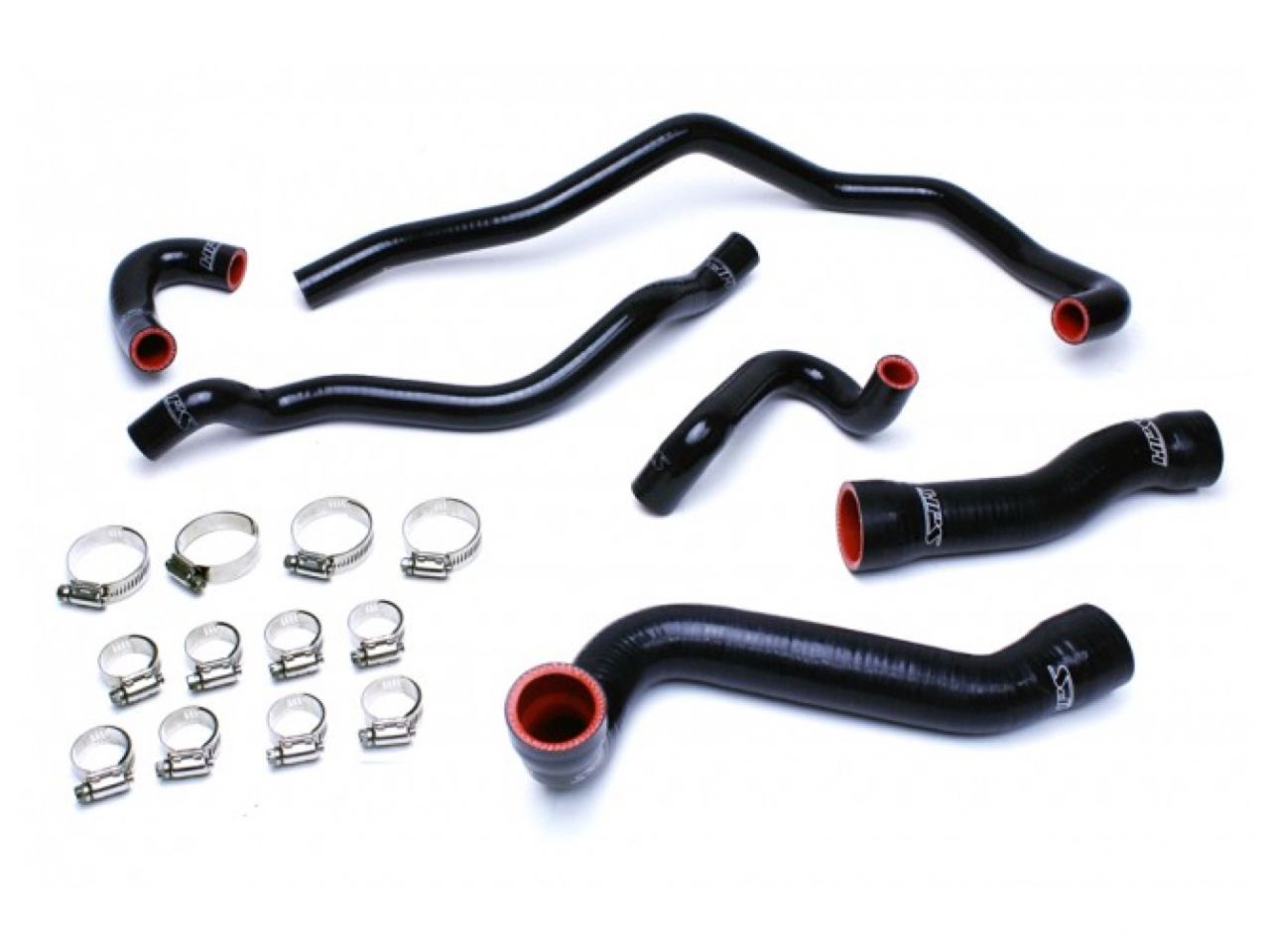 HPS Performance HPS Black Reinforced Silicone Radiator + Heater Hose Kit Coolant BMW 01-06 E46 M3 Left Hand Drive