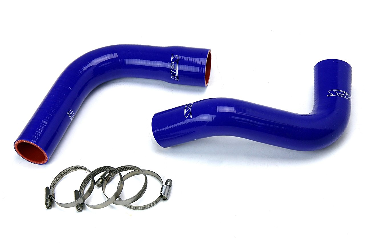 HPS Performance HPS Blue Reinforced Silicone Radiator Hose Kit Coolant Jeep 76-86 CJ7 4.2L