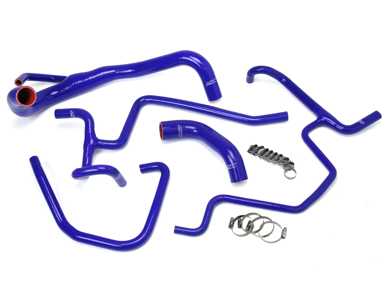 HPS Performance Products HPS Blue Reinforced Silicone Radiator + Heater Hose Kit Coolant Dodge 11-18 Charger 5.7L V8 Pursuit