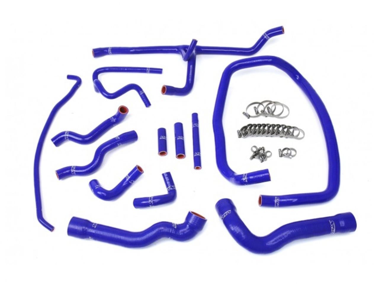 HPS Performance Products HPS Blue Reinforced Silicone Radiator and Heater Hose Kit Coolant BMW 96-99 E36 M3 Left Hand Drive