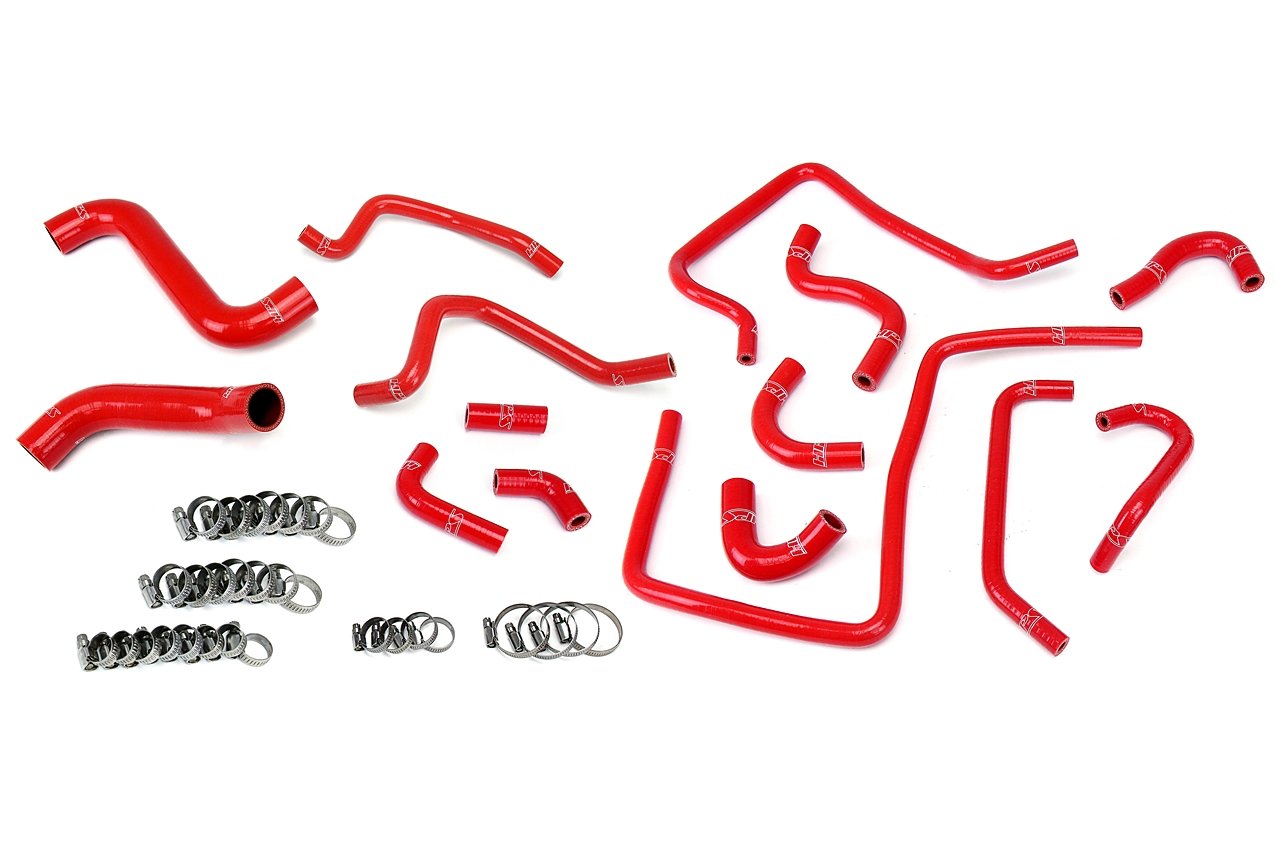 HPS Performance HPS Silicone Radiator, Heater and Ancillary Coolant Hose Kit Subaru 2002-2003 Impreza WRX 2.0L Turbo, 57-1812