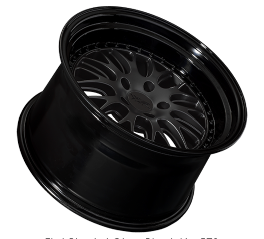 XXR 570 Wheel Flat Black / Gloss Black Lip 18x8.5 +35 5x112