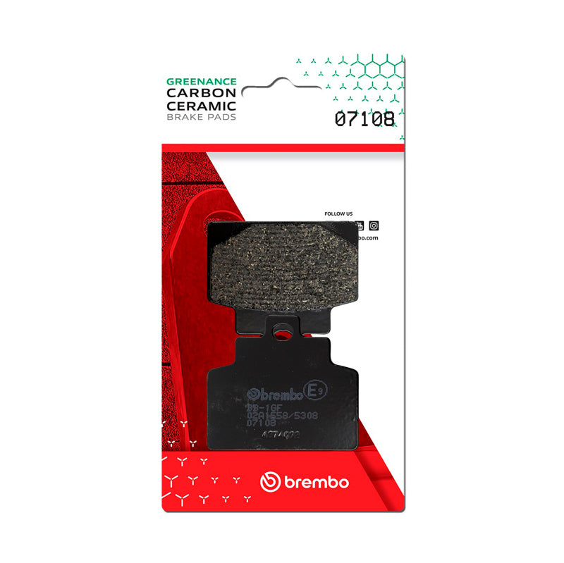 Brembo OE Piaggio Mp3 Carbon Ceramic Brake Pad - Front 07108