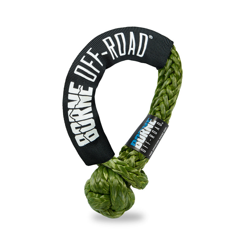 Borne Off-Road 1/2in X 20in Soft Shackle Army Green BNSS-12-AG