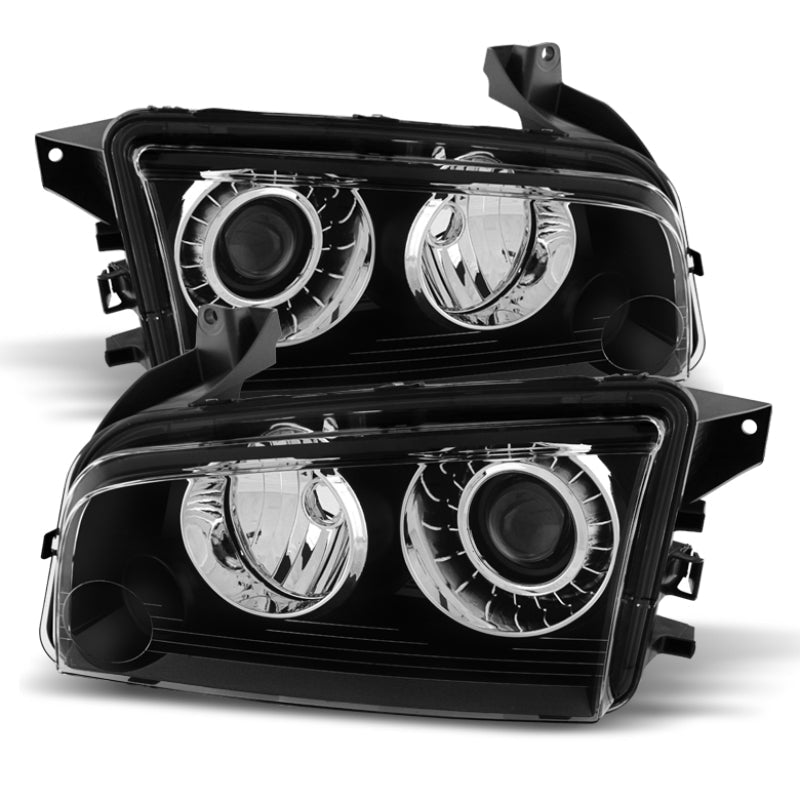 SPYDER Xtune Dodge Charger 08-10 Hid Models Only (Does Not Fit Halogen) Headlights Black HD-JH-DCH08-HID-BK 9026065