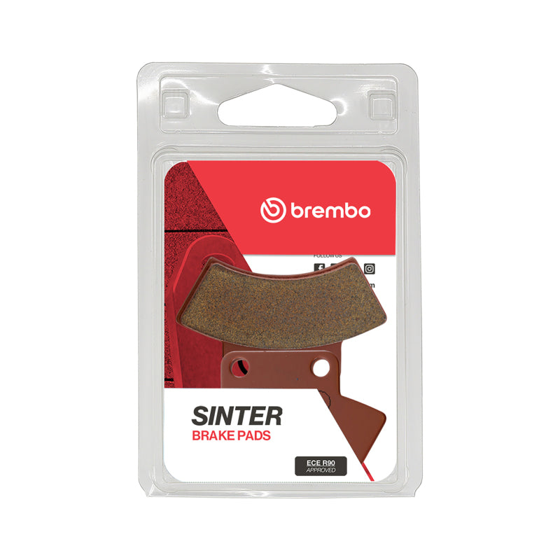 Brembo OE 89-93 Polaris Big Boss 4x6, 6x6 Middle Axle Brake 250cc Sinter Brake Pad - Front 07PO03SD