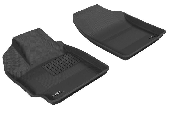 3D MAXpider 2007-2011 Toyota/Scion Yaris/XD Kagu 1st Row Floormat - Gray L1TY02411501