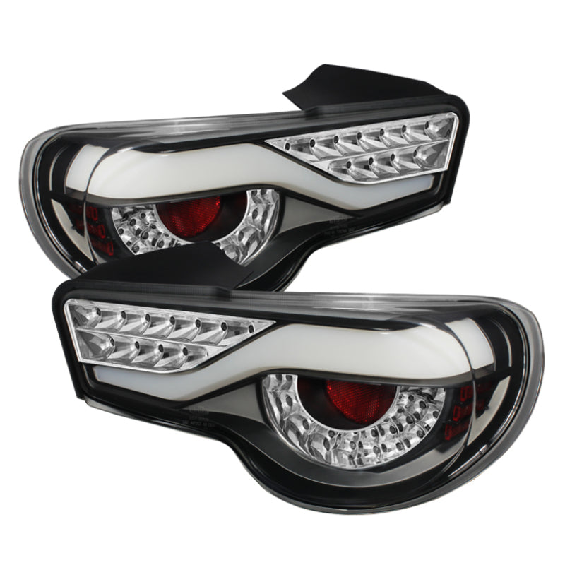 SPYDER Xtune Scion FR-S 12-14 / Subaru BRZ 12-14 Light Bar LED Tail Lights Black ALT-ON-SFRS12-LED-BK 5079244