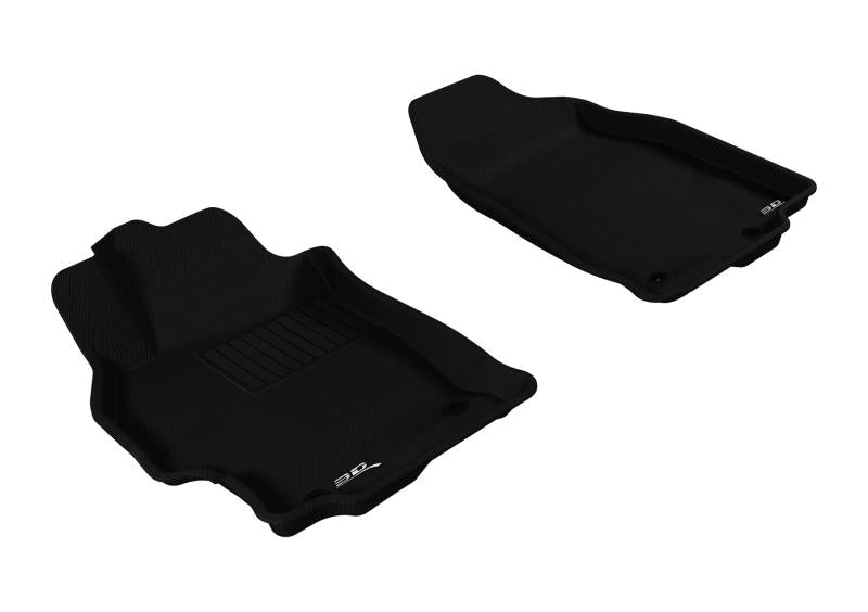 3D MAXpider 2009-2013 Mazda Mazda6 Kagu 1st Row Floormat - Black L1MZ04511509