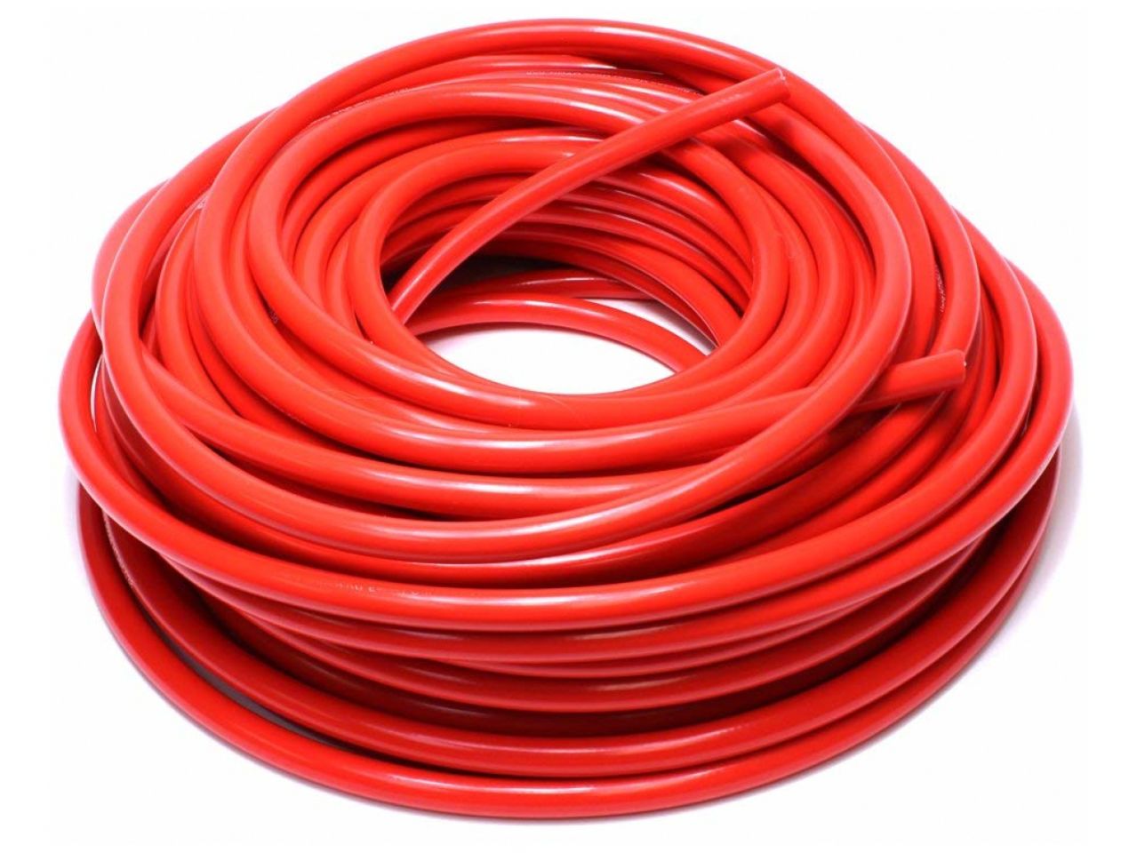 HPS High Temp 5/16" ID(8mm) Reinforced Silicone Heater Hose Red-25 Ft Roll