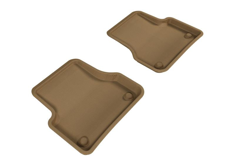 3D MAXpider 2012-2018 Audi A6/A7/S6/S7/RS7 Kagu 2nd Row Floormats - Tan L1AD02221502