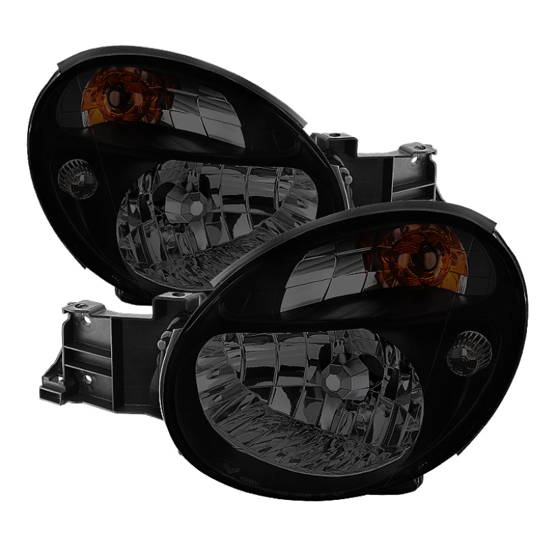 SPYDER Xtune Sabaru Impreza / Outback / Wrx 02-03 Crystal Headlights Black Smoked HD-JH-SI02-BSM 9033797