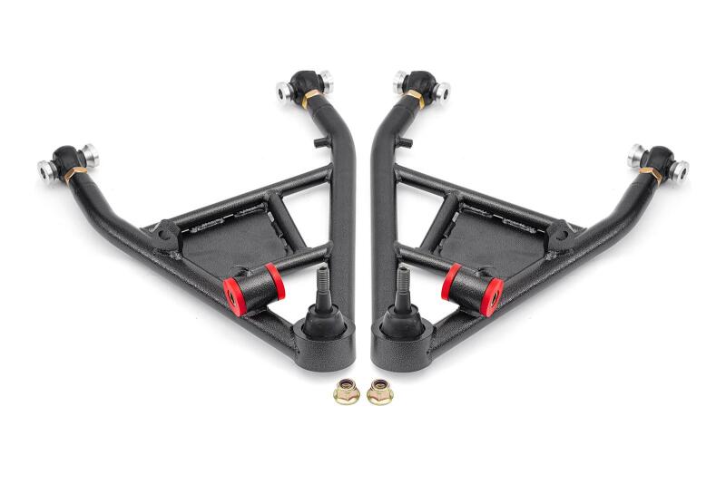 BMR Suspension BMR 14-19 Chevrolet Corvette C7 Rear Lower Control Arms For 15in Conversion Kit - Black Hammertone LCA570H