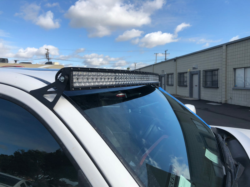 Cali Raised LED Cali Raised 05-23 Toyota Tacoma 52 Curved Led Light Bar Roof Brackets Kit - Brackets W/ 5D Optic Os CR2466