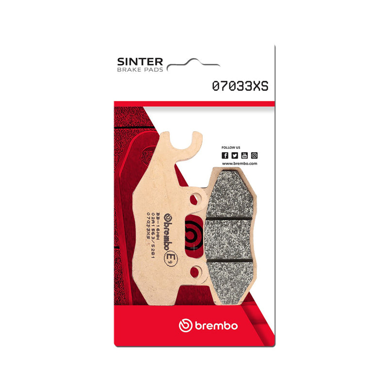 Brembo OE 01-06 Kymco B&W, Dink Sport 250cc Sinter Brake Pad - Front 07033XS
