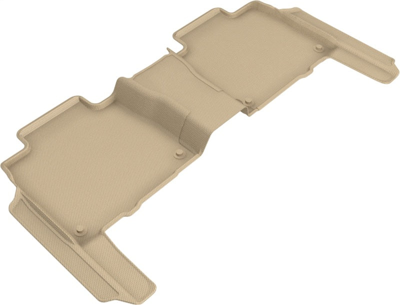 3D MAXpider 20-21 MercedesGLS-Class (No Executive Rear Seat Package) Kagu 2nd Row Floormats - Tan L1MB13021502