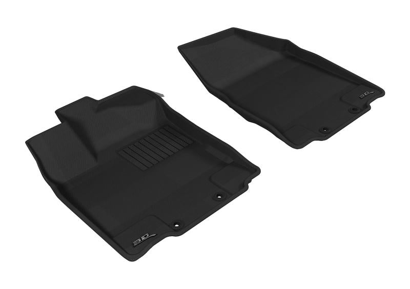 3D MAXpider 2013-2020 Nissan/Infiniti Pathfinder/QX60/JX Kagu 1st Row Floormat - Gray L1NS05811501