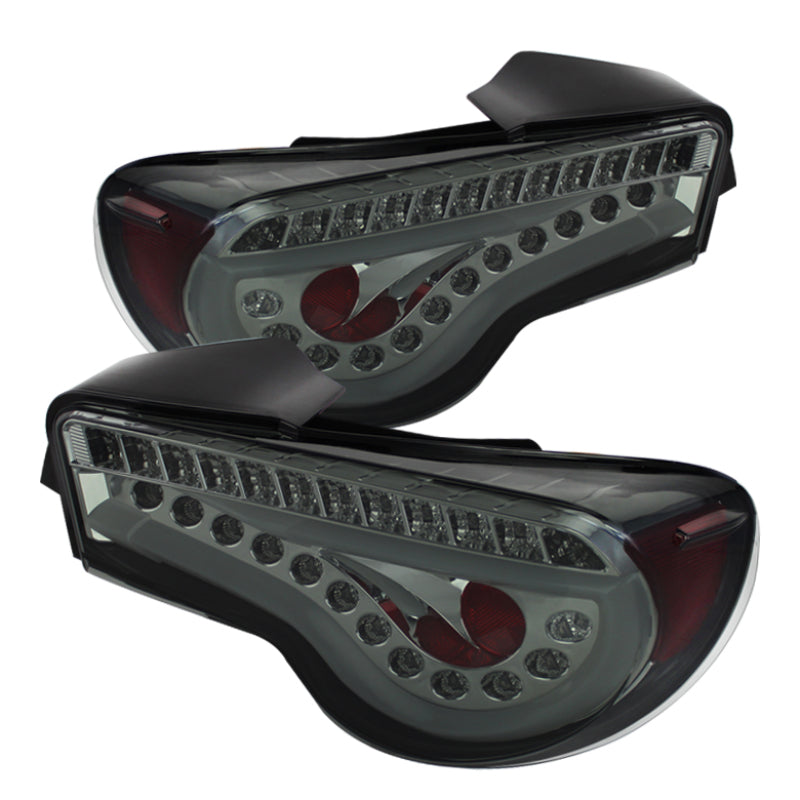 SPYDER Scion FRS 12-14/Subaru BRZ 12-14 Light Bar LED Tail Lights Smoke ALT-YD-SFRS12-LBLED-SM 5072016