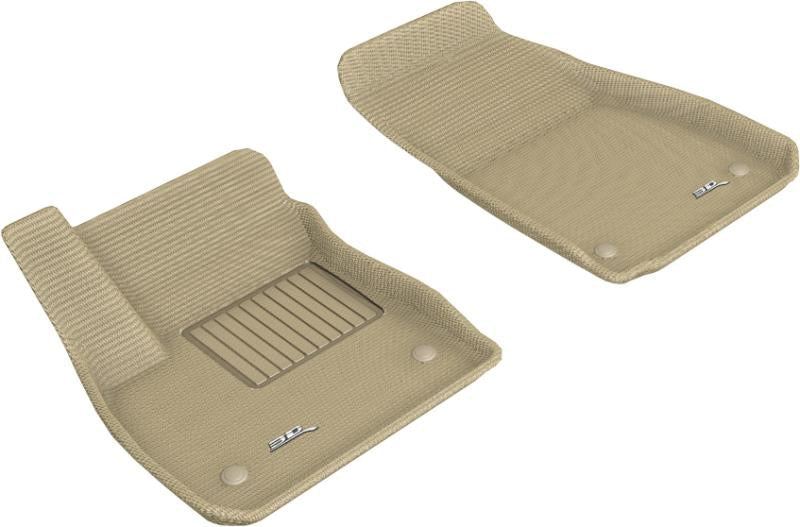 3D MAXpider 2018-2020 Buick Regal Kagu 1st Row Floormat - Tan L1BC03911502