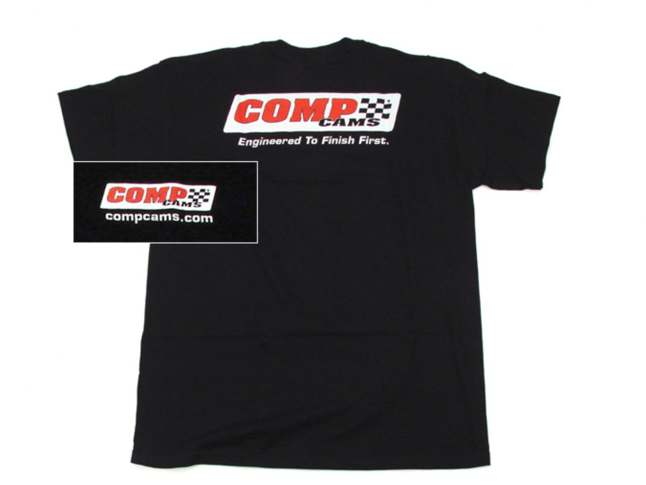 Comp Cams T-SHIRT, BLACK COMP RACING XLG
