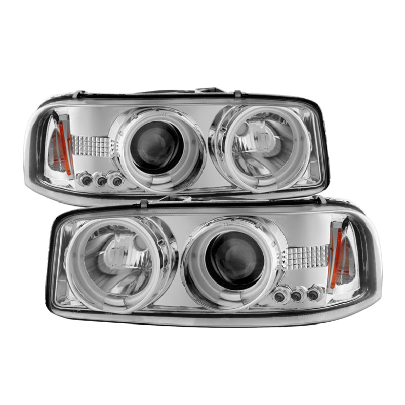 SPYDER GMC Sierra 1500/2500/3500 99-06 Projector Headlights CCFL Halo LED Chrome PRO-YD-CDE00-CCFL-C 5030016