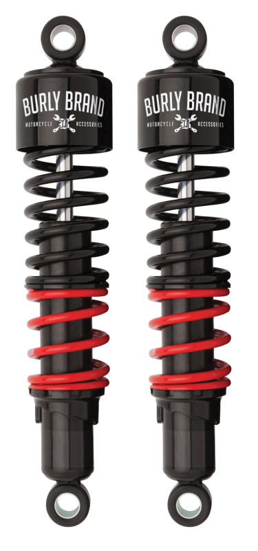 Burly Brand 17-14 Rebel 300/500 Stiletto Shocks 12.5in - Black B28-1255
