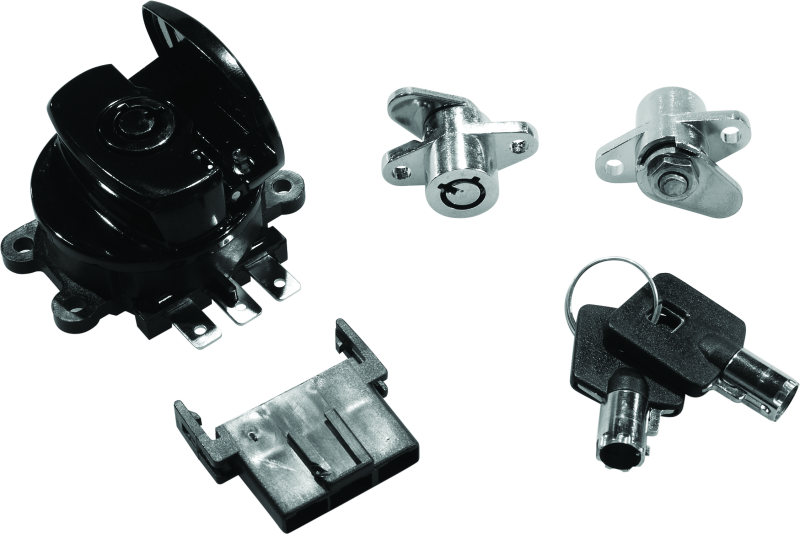 Bikers Choice Ign Switch Sddlbag Lock Kt Blk 483293