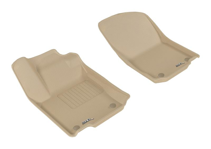 3D MAXpider 2017-2018 Mercedes-Benz GLE-Class C292 Kagu 1st Row Floormat - Tan L1MB05311502