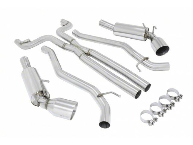 Megan Racing Cat Back Exhaust for 2010 to 2013 Chevrolet Camaro SS 6.2L V8 LS3 Stainless Steel Dual Roll Tips