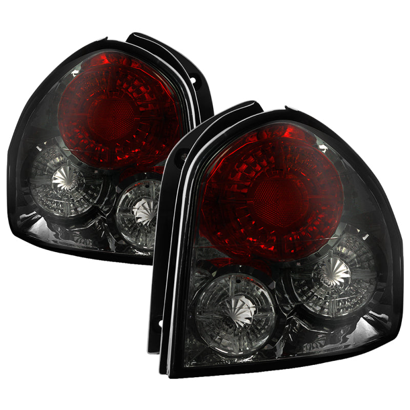 SPYDER Hyundai Santa Fe 01-06 (01-04 Model use 3 Bulbs only)Euro Tail Lights Smke ALT-YD-HYSF01-SM 5005380