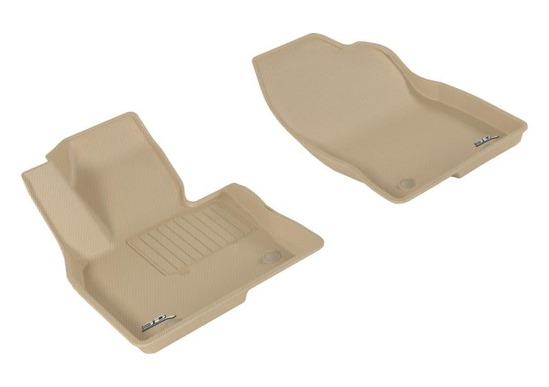 3D MAXpider 2016-2019 Mazda CX-9 Kagu 1st Row Floormat - Tan L1MZ05711502