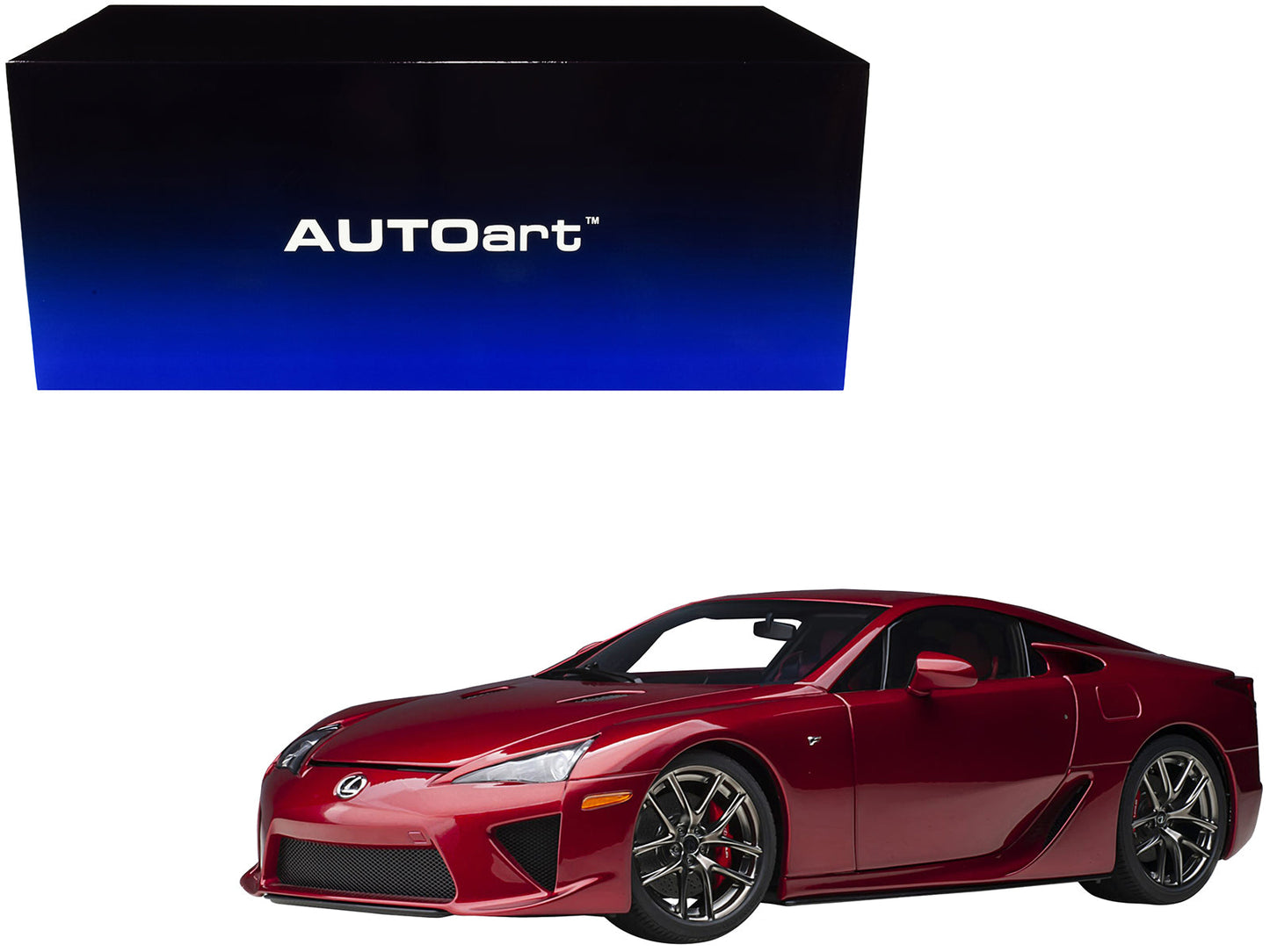 Lexus LFA Pearl Red Metallic 1/18 Model Car by Autoart free shipping USA