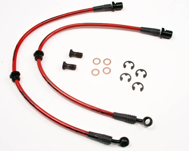 Agency Power AP WRX 02+ Rear Steel Braided Brake Lines AP-GDA-410